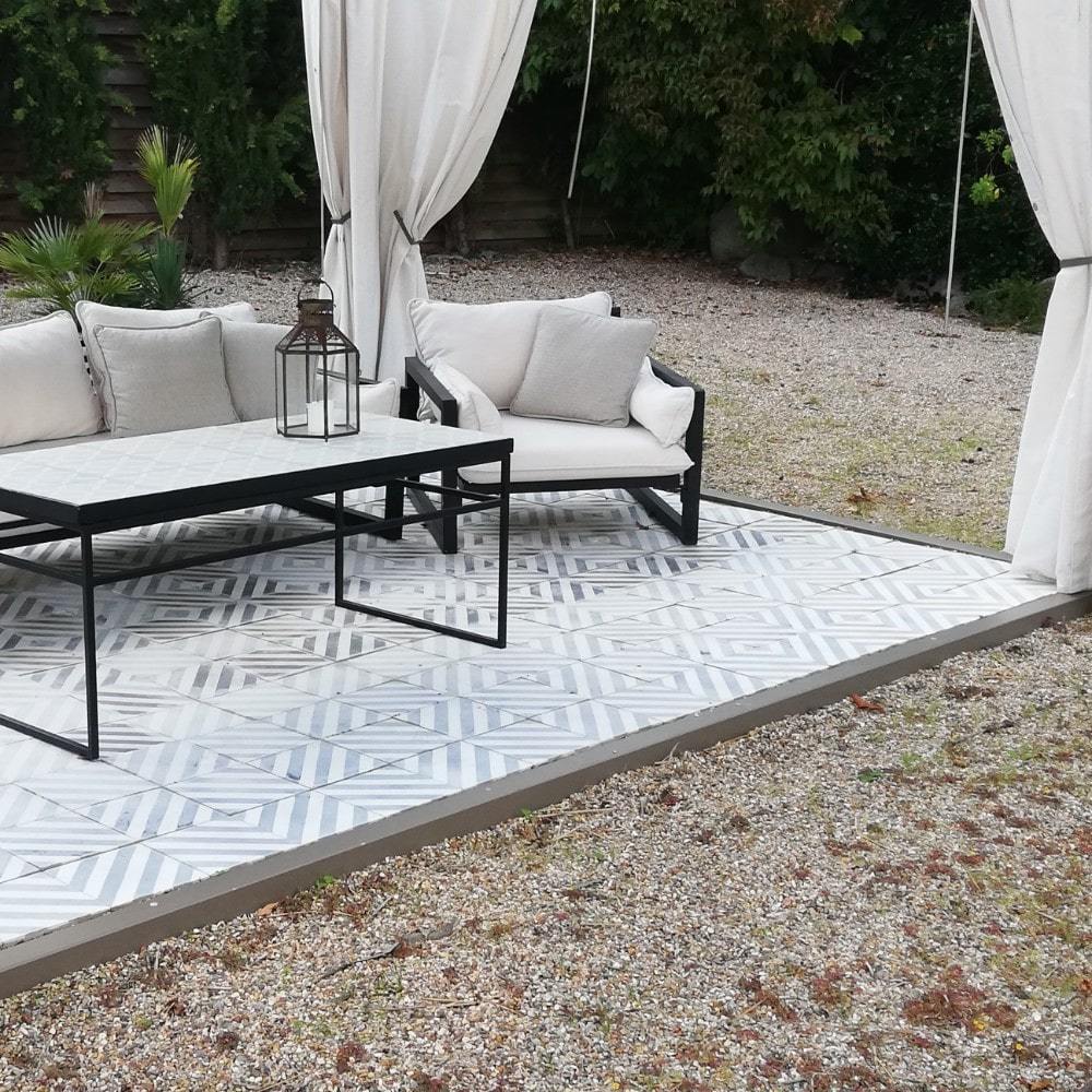 Outdoor tiles, paving tiles, paving, Villa Handmade tiles, cement tiles, handcrafted tiles, balcony tiles, terrace tiles, garden tiles