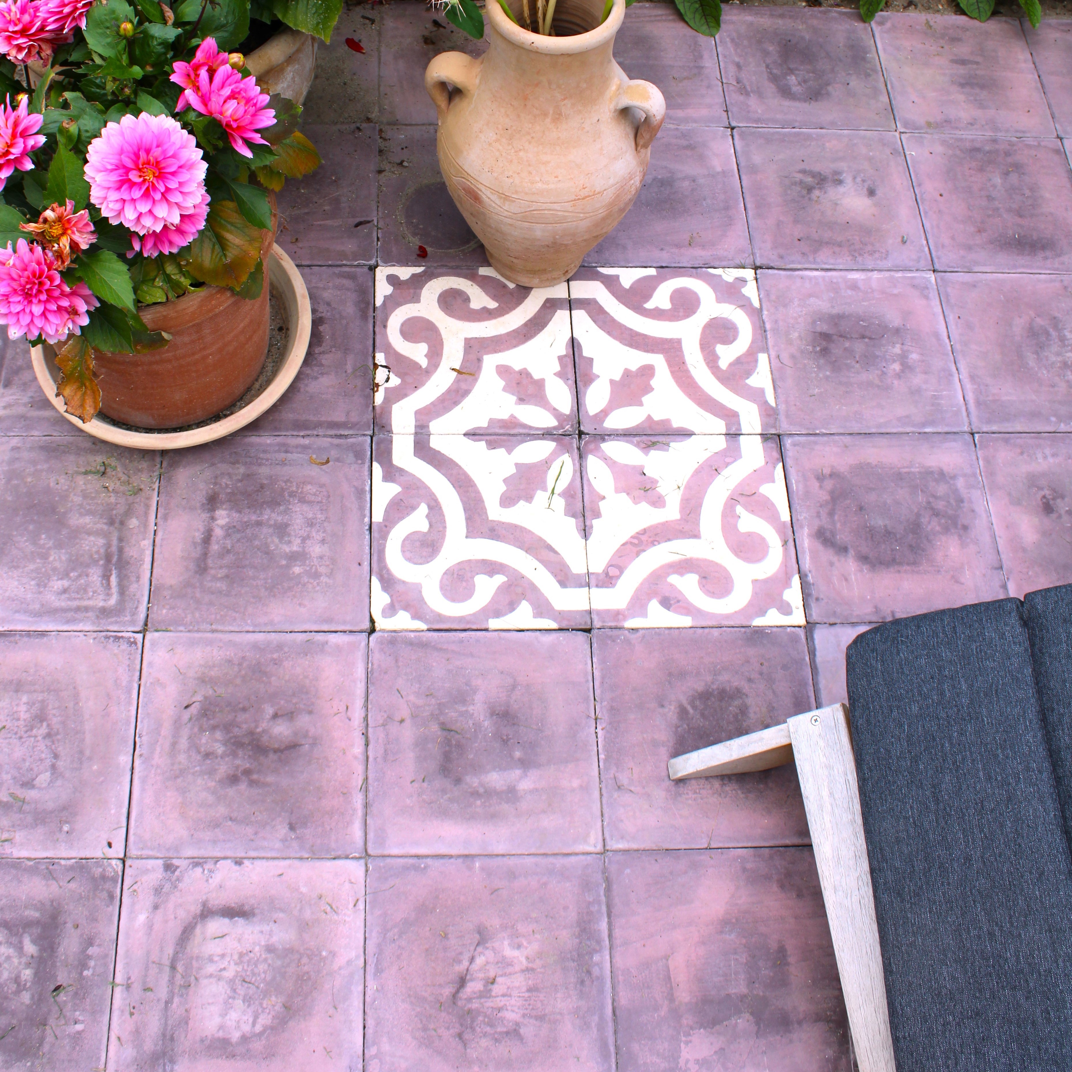 Outdoor tiles, paving tiles, paving, Villa Handmade tiles, cement tiles, handcrafted tiles, balcony tiles, terrace tiles, garden tiles