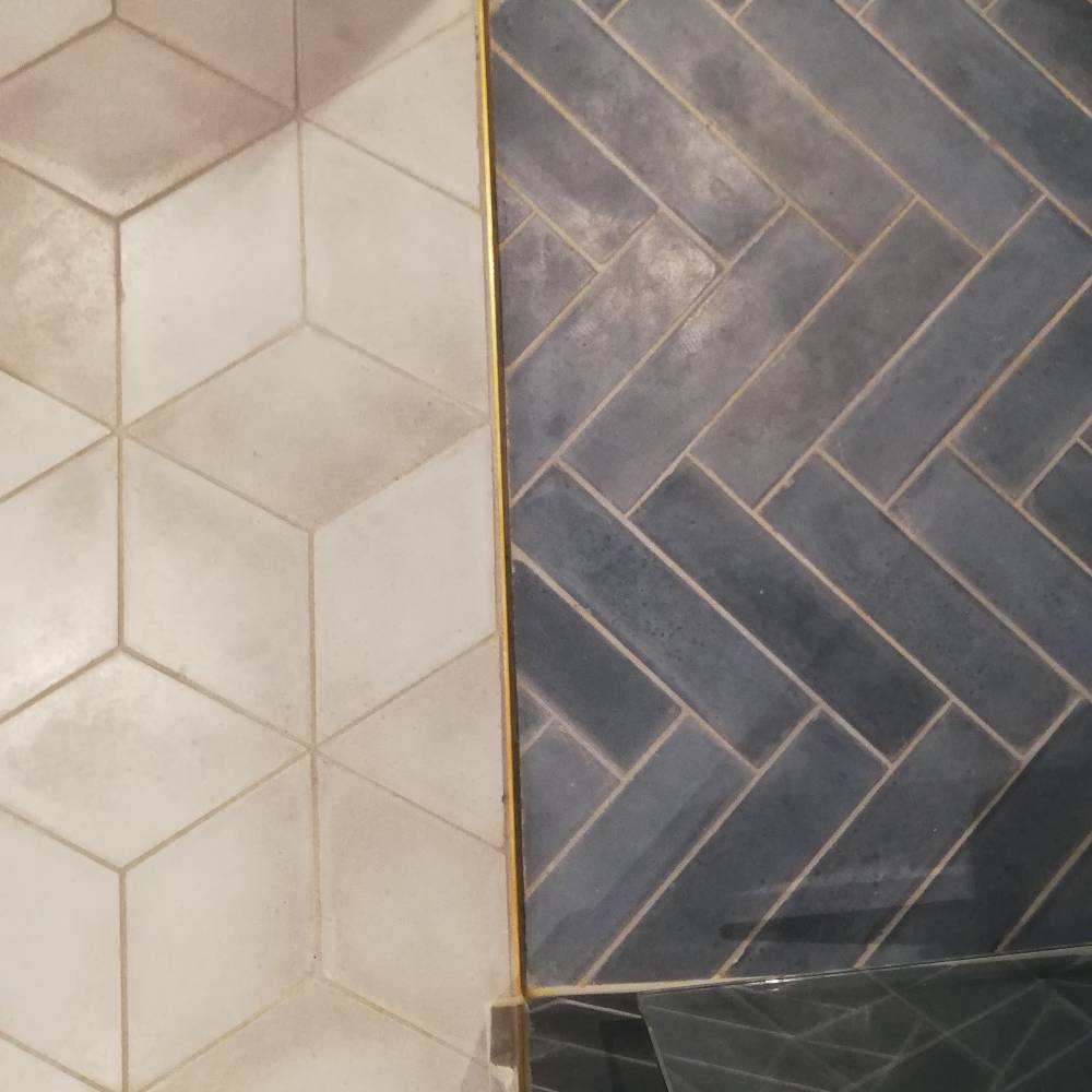 Villa Tiles, Cement tiles, Zementfliesen, Carreaux de ciment, encaustic tiles, exclusive tiles, luxury tiles, handmade tiles, handcrafted tiles, diamond tiles, diamond shaped tiles, danish design tiles, moroccan tiles, handgjort kakel, håndlagde fliser