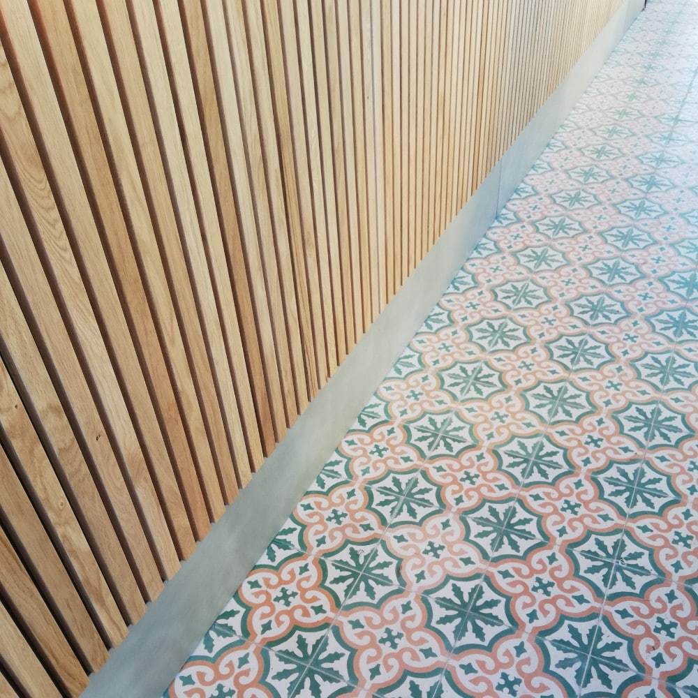 Villa Tiles, Cement tiles, Zementfliesen, Carreaux de ciment, encaustic tiles, exclusive tiles, luxury tiles, handmade tiles, handcrafted tiles, Next House Hostel CPH, danish design tiles, moroccan tiles, handgjort kakel, håndlagde fliser