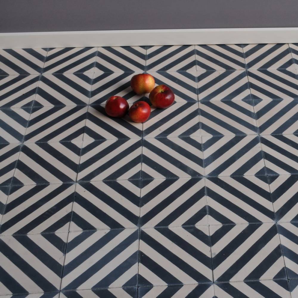 Villa Tiles, Cement tiles, Zementfliesen, Carreaux de ciment, encaustic tiles, exclusive tiles, luxury tiles, handmade tiles, handcrafted tiles, stix tiles, herringbone tiles, danish design tiles, moroccan tiles, handgjort kakel, håndlagde fliser