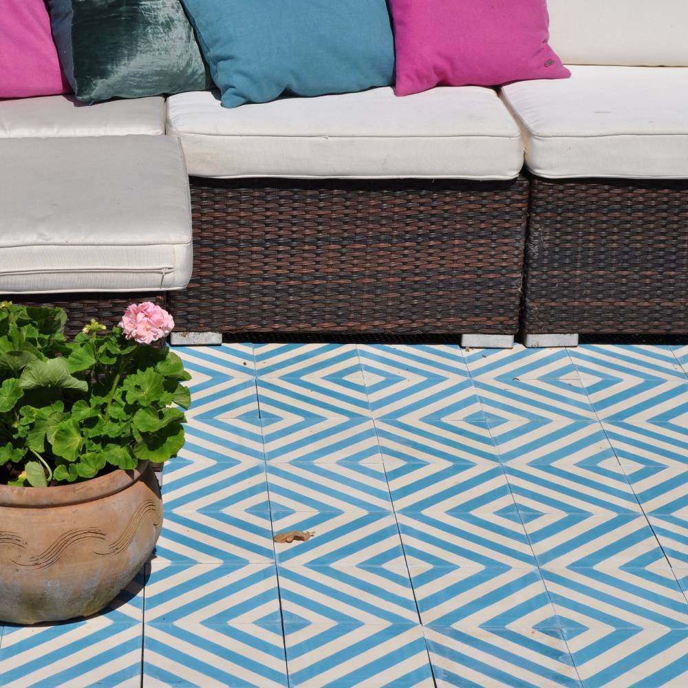 Villa Tiles, Cement tiles, Zementfliesen, Carreaux de ciment, encaustic tiles, exclusive tiles, luxury tiles, handmade tiles, handcrafted tiles, patterned tiles, danish design tiles, moroccan tiles, handgjort kakel, håndlagde fliser